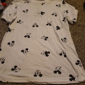 White Mickey Mouse T-shirt